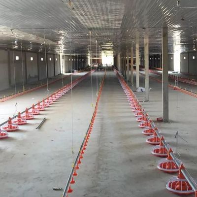 Γαλβανισμένος σωλήνας Πτηνοτροφική Μηχανή Σύστημα Τροφοδοσίας Ταψιού Διάμετρος 45mm