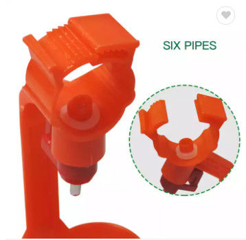 Εξοικονόμηση νερού Poultry Chicken Drinker System Environmental Protection