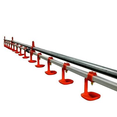 45-65 κοτόπουλα κρεατοπαραγωγής Linear Feeder Poultry Automatic With Feed Hopper